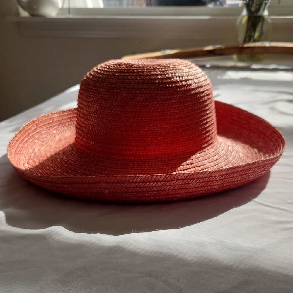 Scala Pink Wide-Brimmed Sun Hat